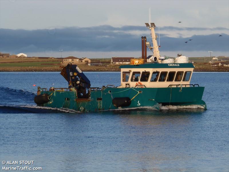 emerald (Cargo ship) - IMO , MMSI 235113856, Call Sign 2IYQ9 under the flag of United Kingdom (UK)