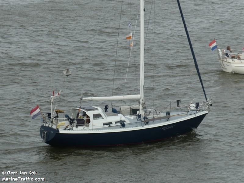 norah (Pleasure craft) - IMO , MMSI 244620582, Call Sign PI2064 under the flag of Netherlands