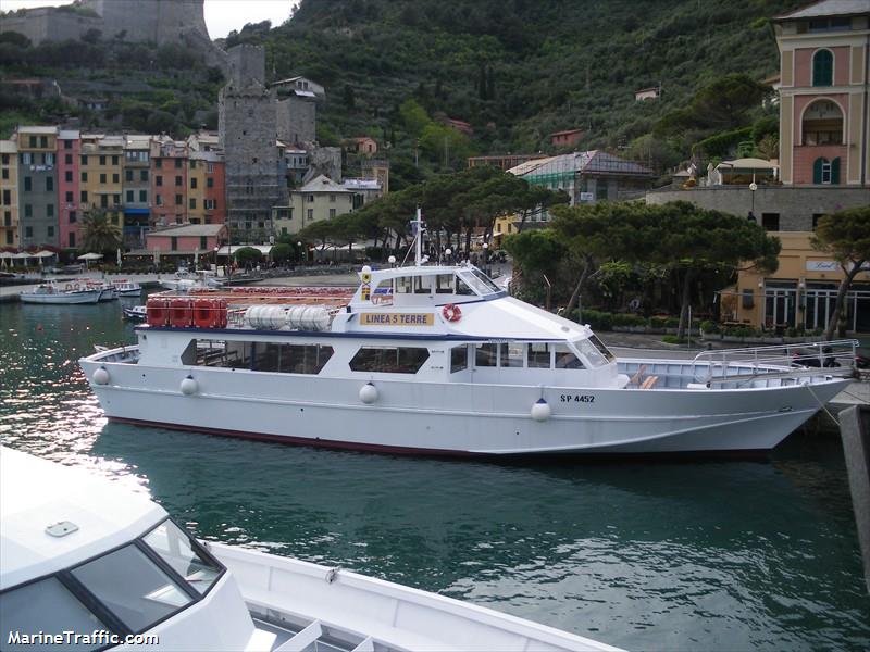 portovenere 1 (Passenger ship) - IMO , MMSI 247031400, Call Sign IVRK under the flag of Italy