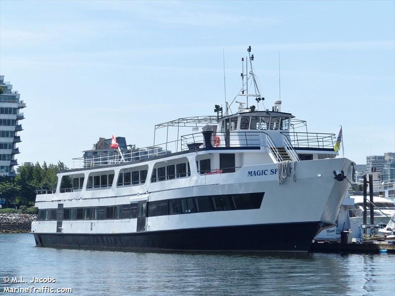 magic spirit (Passenger ship) - IMO , MMSI 316021304 under the flag of Canada