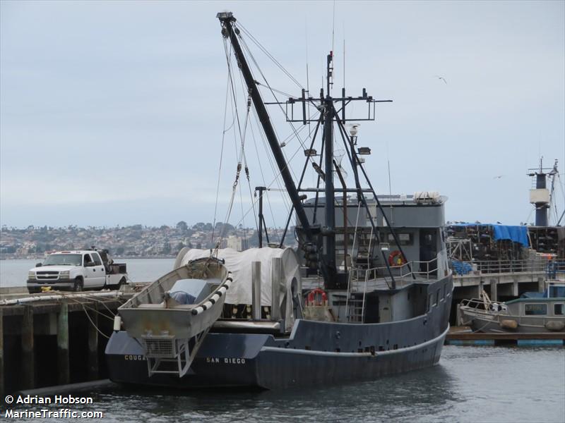 cougar (Fishing vessel) - IMO , MMSI 367378420, Call Sign WDE6296 under the flag of United States (USA)