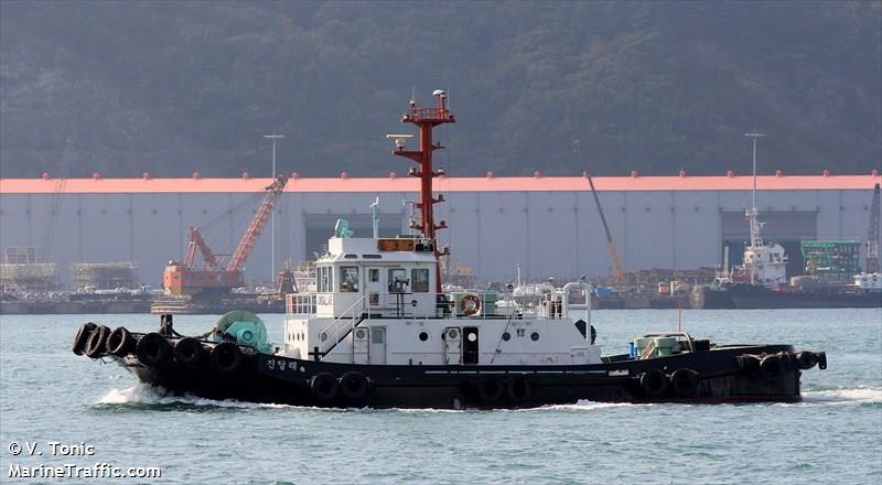 jin dal lae (Tug) - IMO , MMSI 440112730, Call Sign 960597 under the flag of Korea