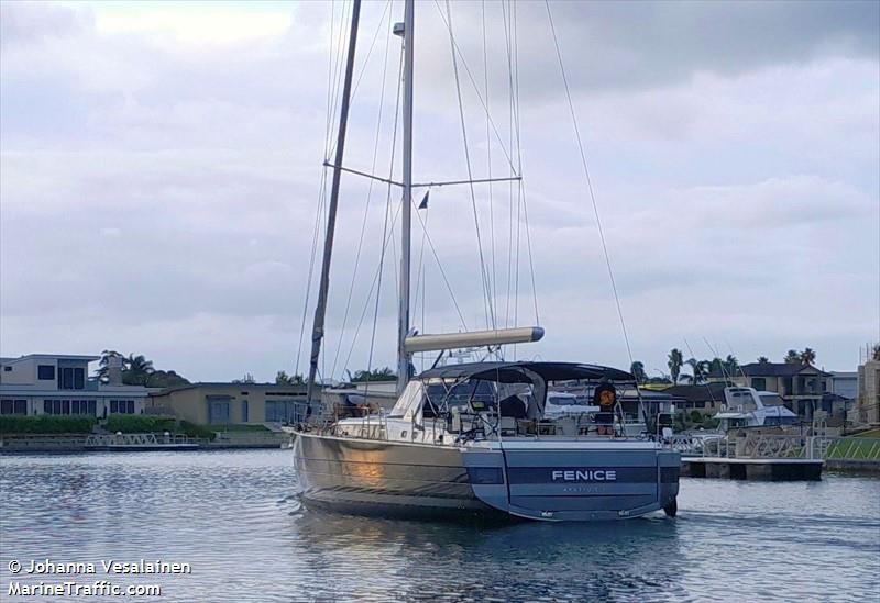 fenice (Sailing vessel) - IMO , MMSI 518100721, Call Sign E5U3632 under the flag of Cook Islands