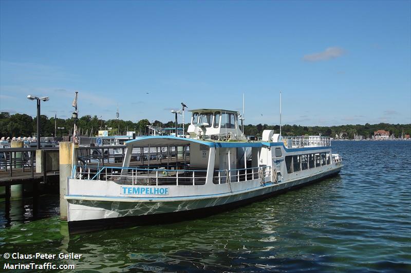 tempelhof (Passenger ship) - IMO , MMSI 211519440, Call Sign DC4151 under the flag of Germany