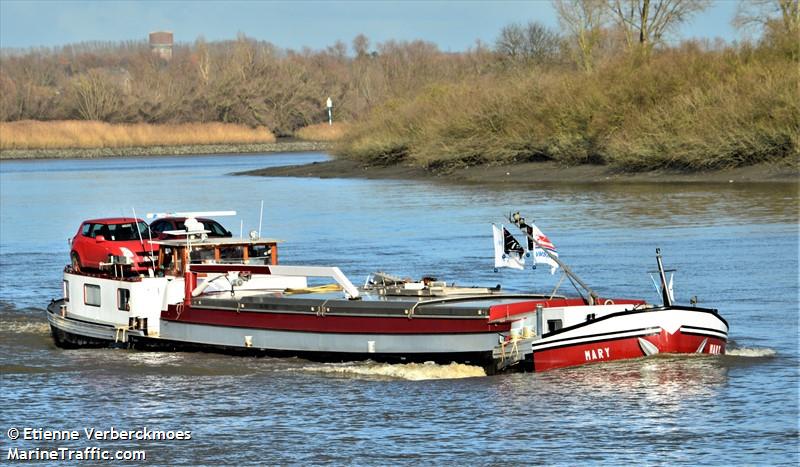 mary (Cargo ship) - IMO , MMSI 226009130, Call Sign FM5668 under the flag of France