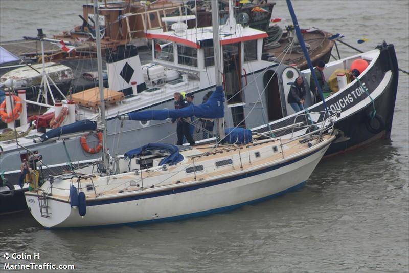 arawa (Sailing vessel) - IMO , MMSI 235076792, Call Sign MBVC6 under the flag of United Kingdom (UK)