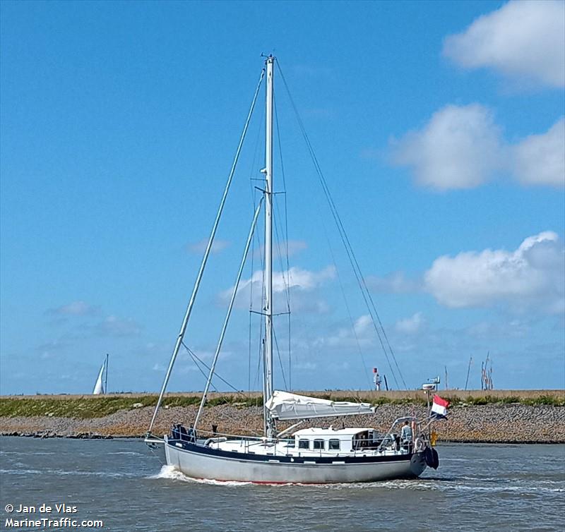 jutter (Sailing vessel) - IMO , MMSI 244740342, Call Sign PB4374 under the flag of Netherlands