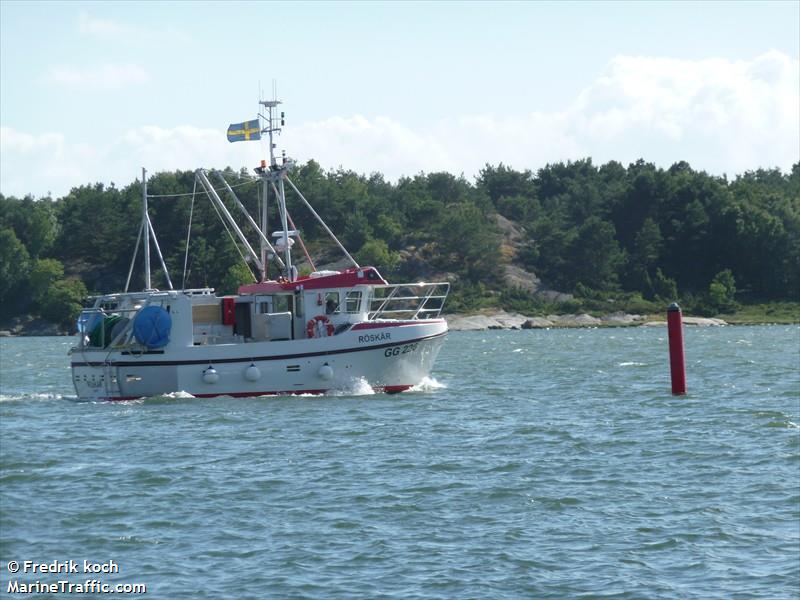 gg226 roeskaer (Fishing vessel) - IMO , MMSI 265328000, Call Sign SFC9233 under the flag of Sweden