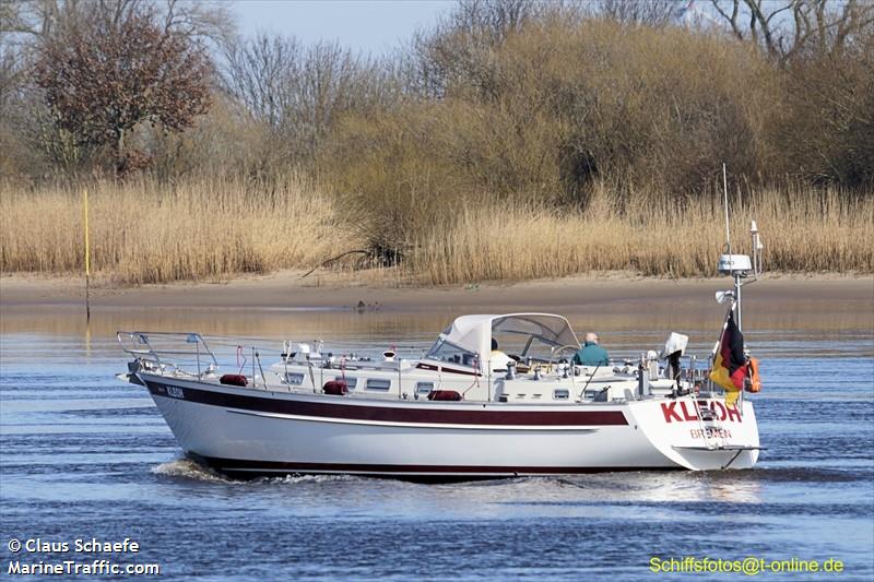 kleoh (Sailing vessel) - IMO , MMSI 211225740, Call Sign DG 9125 under the flag of Germany