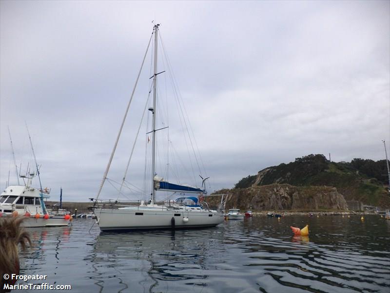 tethys (Sailing vessel) - IMO , MMSI 227162160, Call Sign FI9704 under the flag of France