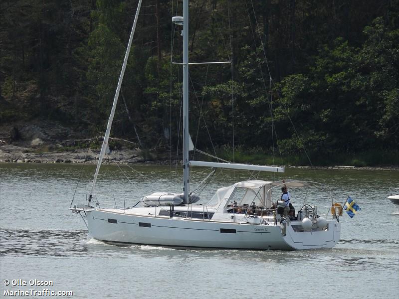 yemaya (Pleasure craft) - IMO , MMSI 265712460, Call Sign SB9129 under the flag of Sweden