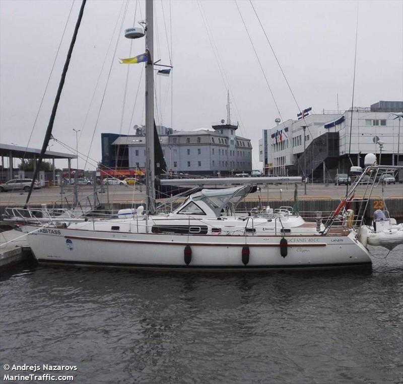 tabitass (Sailing vessel) - IMO , MMSI 275049014, Call Sign YL2626 under the flag of Latvia