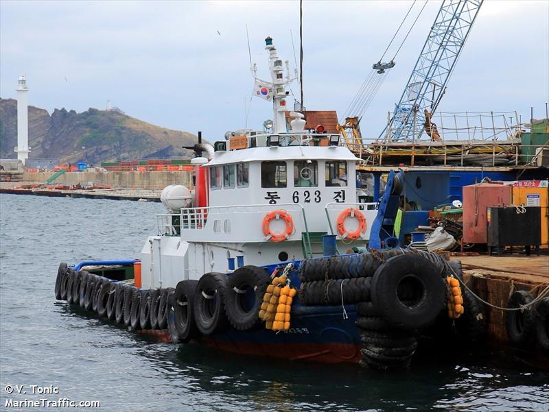 623 dong jin (Tug) - IMO , MMSI 440101433, Call Sign DSAK6 under the flag of Korea