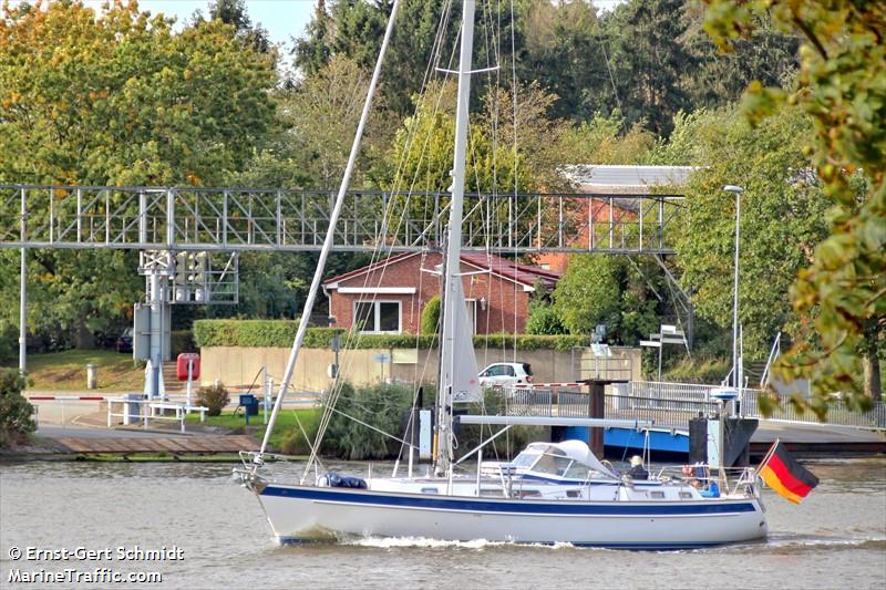 vela (Sailing vessel) - IMO , MMSI 211528300, Call Sign DACD under the flag of Germany