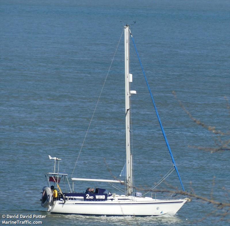 2nd wind (Sailing vessel) - IMO , MMSI 235118505, Call Sign MRJC6 under the flag of United Kingdom (UK)