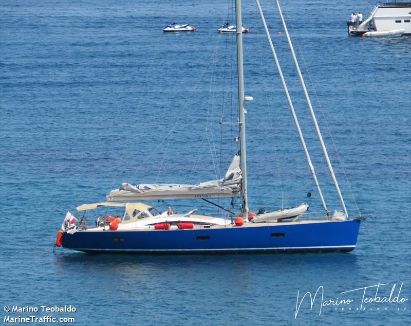 sy aminika (Sailing vessel) - IMO , MMSI 236112608, Call Sign ZDRQ8 under the flag of Gibraltar