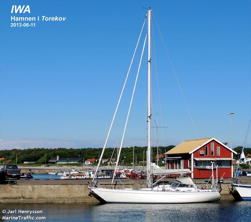 iwa (Sailing vessel) - IMO , MMSI 257664240, Call Sign LL4156 under the flag of Norway