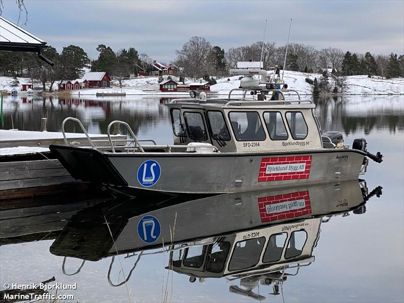 aluin (Other type) - IMO , MMSI 265759200, Call Sign SFD2364 under the flag of Sweden