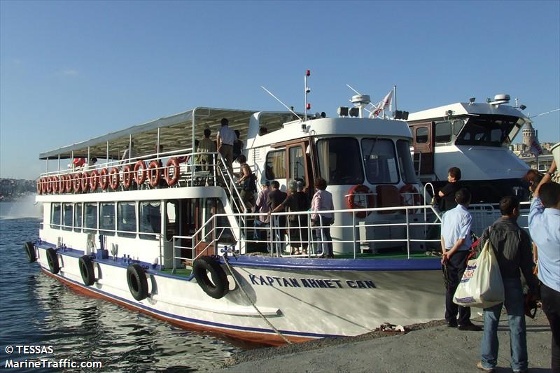 kaptan ahmet can (Passenger ship) - IMO , MMSI 271010324, Call Sign TC5859 under the flag of Turkey