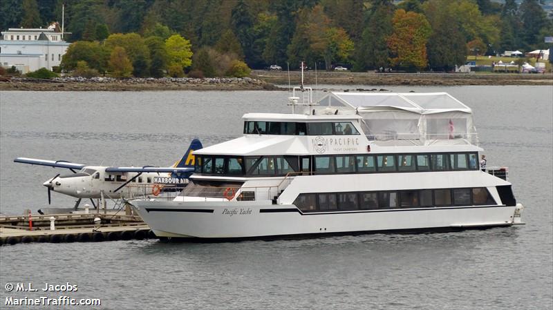 pacific yacht (Passenger ship) - IMO , MMSI 316030798 under the flag of Canada