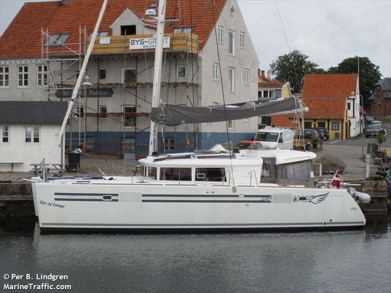 life of lange (Sailing vessel) - IMO , MMSI 219026520, Call Sign XPH5222 under the flag of Denmark