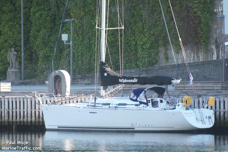 mithrandir (Sailing vessel) - IMO , MMSI 257839690, Call Sign LE7002 under the flag of Norway