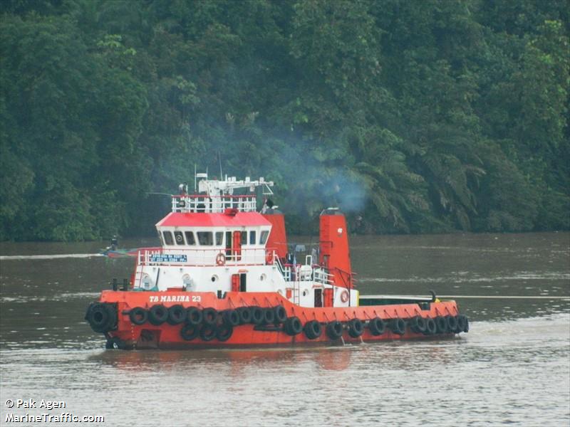 tb. marina 23 (Towing vessel) - IMO , MMSI 525100366, Call Sign YD3679 under the flag of Indonesia