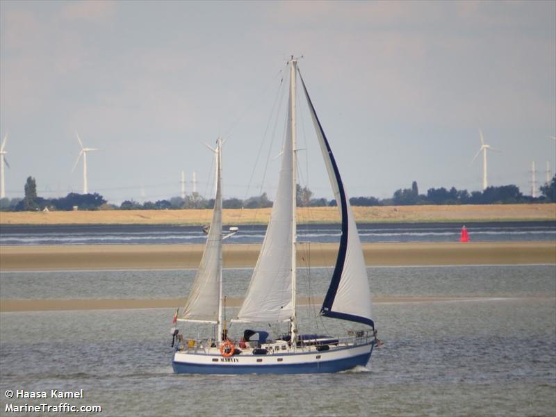 marvin (Pleasure craft) - IMO , MMSI 205768930 under the flag of Belgium