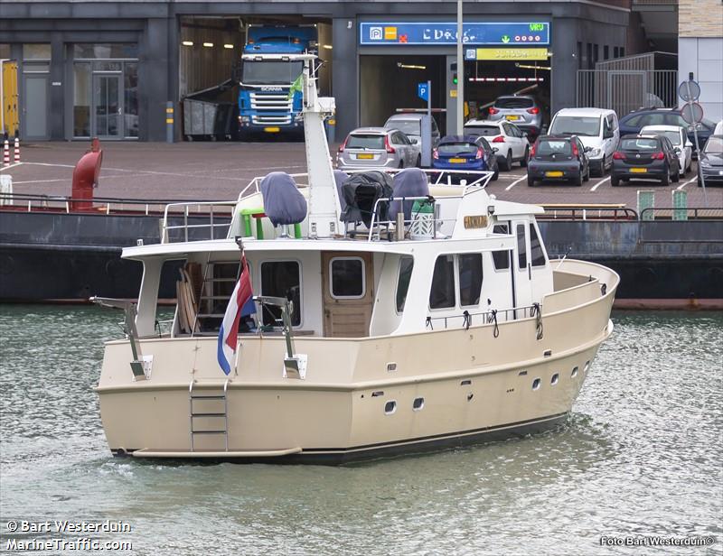 arnolda (Pleasure craft) - IMO , MMSI 244830907, Call Sign PC9898 under the flag of Netherlands