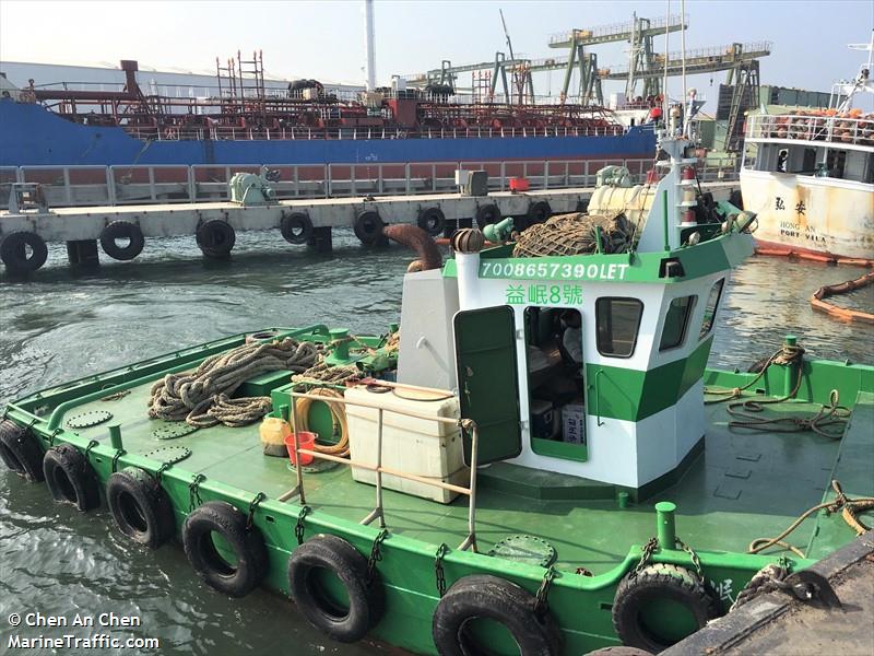 yi min no.8 (Towing vessel) - IMO , MMSI 416004766, Call Sign BR3652 under the flag of Taiwan