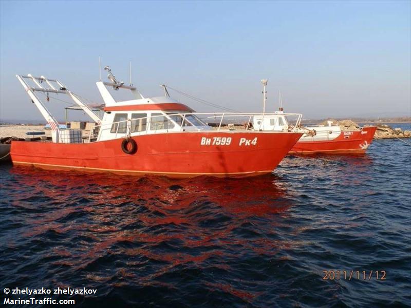 rk 4 (Fishing vessel) - IMO , MMSI 207827920, Call Sign LZH2792 under the flag of Bulgaria