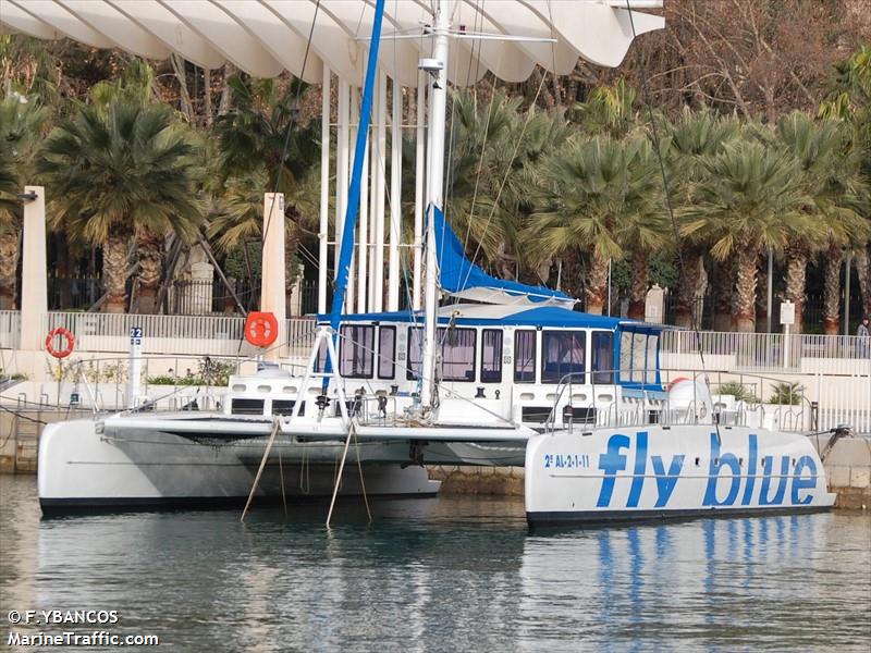 fly blue dos (Passenger ship) - IMO , MMSI 225903360 under the flag of Spain