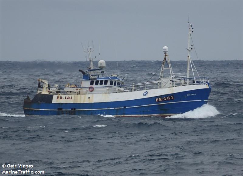 helenus (Fishing Vessel) - IMO 8701686, MMSI 233353000, Call Sign MHCJ4 under the flag of United Kingdom (UK)