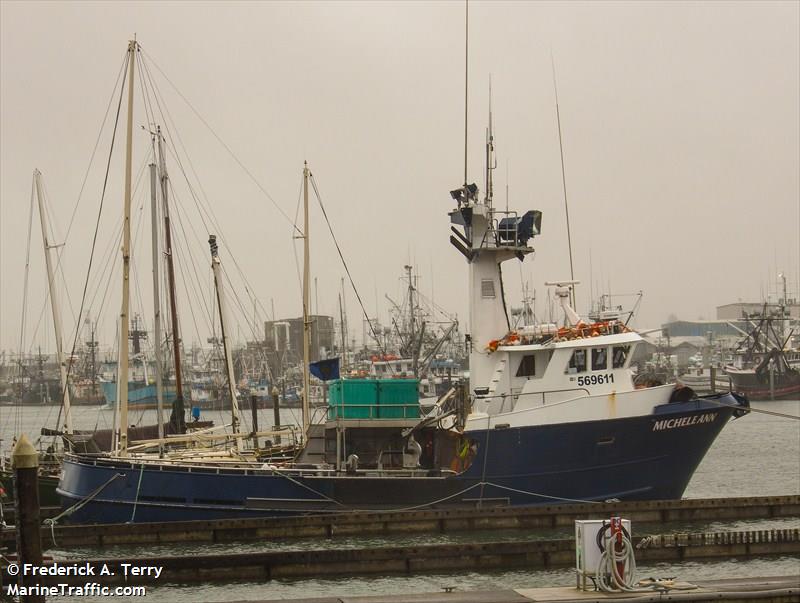 michele ann (Fishing vessel) - IMO , MMSI 367331060, Call Sign WDE2896 under the flag of United States (USA)