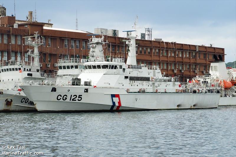 cg 125 (Law enforcment) - IMO , MMSI 416215800, Call Sign BR 3304 under the flag of Taiwan