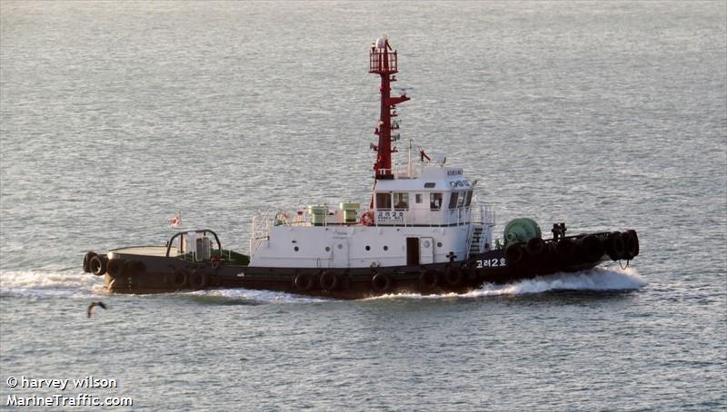 korea no.2 (Tug) - IMO , MMSI 440151610, Call Sign 332 under the flag of Korea