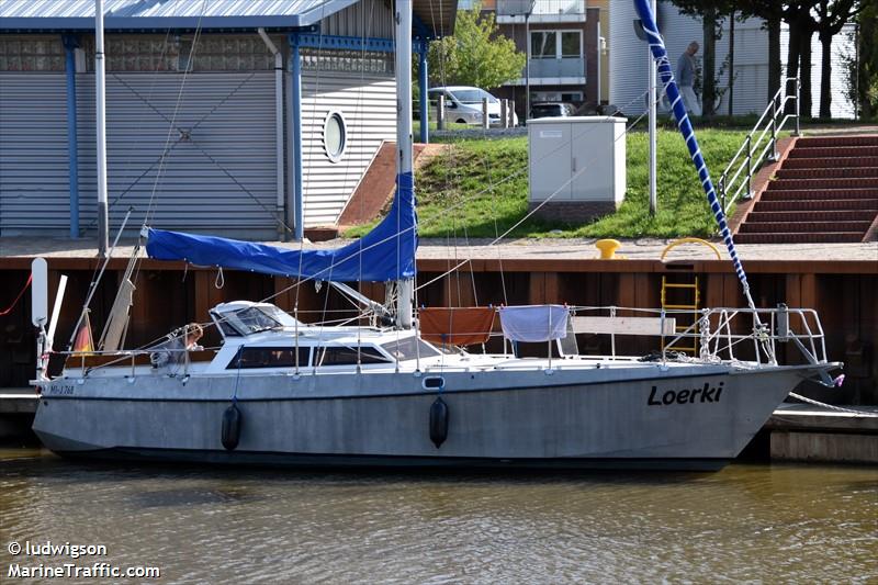 loerki (Sailing vessel) - IMO , MMSI 211722070, Call Sign DK9015 under the flag of Germany