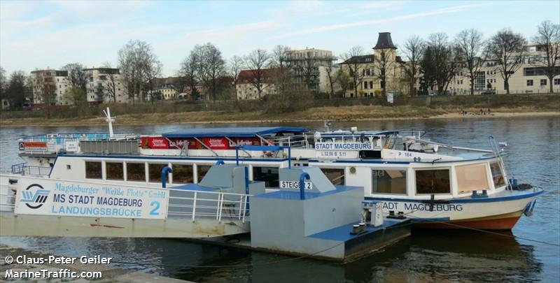 stadt magdeburg (Passenger ship) - IMO , MMSI 211766180, Call Sign DC6490 under the flag of Germany