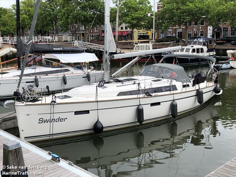 swinder (Sailing vessel) - IMO , MMSI 244078715, Call Sign PA4870 under the flag of Netherlands