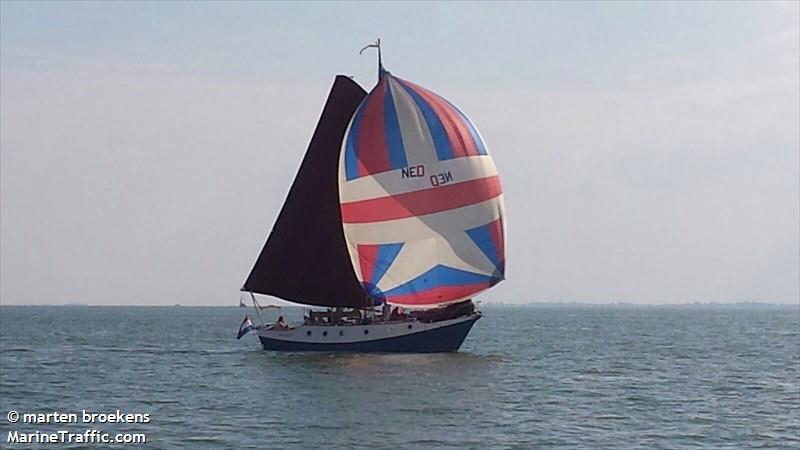 banckert (Sailing vessel) - IMO , MMSI 244182487, Call Sign PC6186 under the flag of Netherlands