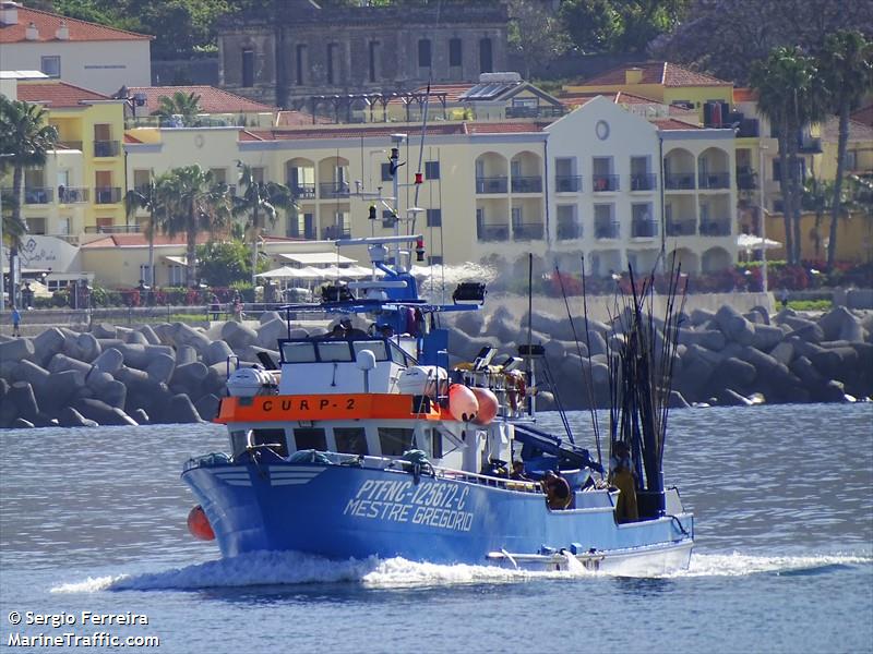 mestre gregorio (Fishing vessel) - IMO , MMSI 255402570, Call Sign CURP2 under the flag of Madeira