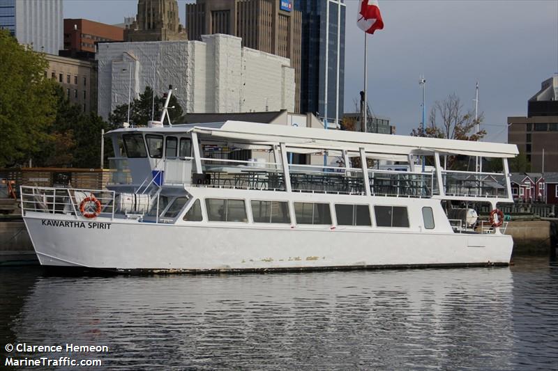 kawartha spirit (Passenger ship) - IMO , MMSI 316031943 under the flag of Canada