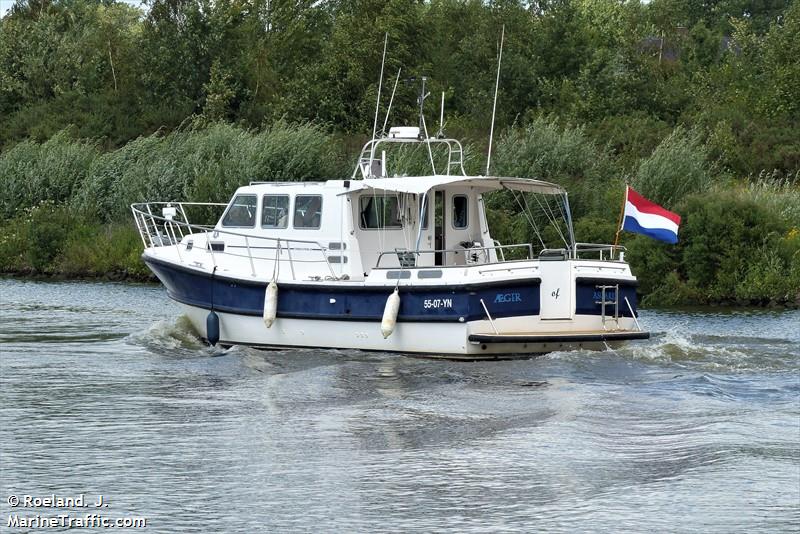 aegir (Pleasure craft) - IMO , MMSI 244030826, Call Sign PC9937 under the flag of Netherlands