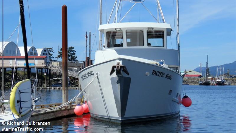 pacific song (Pleasure craft) - IMO , MMSI 316012078 under the flag of Canada