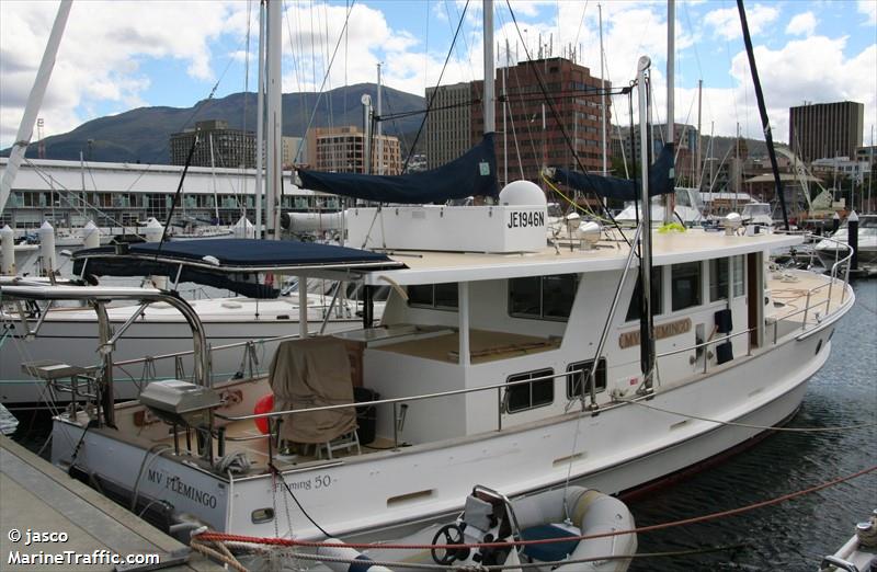 mv flemingo (Pleasure craft) - IMO , MMSI 503714900, Call Sign JE1946N under the flag of Australia