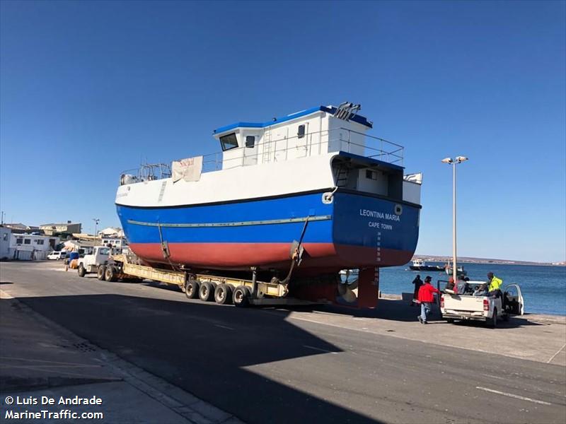 leontina maria (Fishing vessel) - IMO , MMSI 601807200, Call Sign ZR3041 under the flag of South Africa