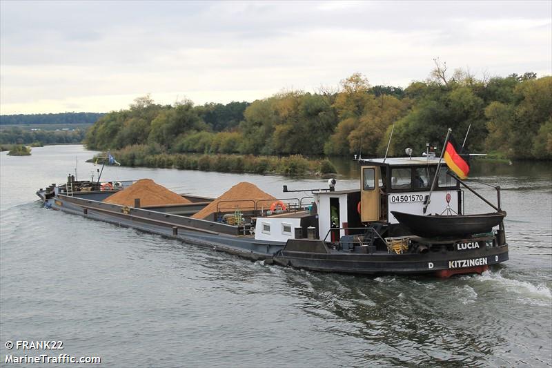 luzia (Cargo ship) - IMO , MMSI 211685060, Call Sign DC2539 under the flag of Germany