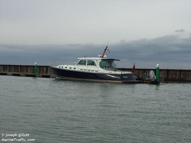 vita (Pleasure craft) - IMO , MMSI 235065875 under the flag of United Kingdom (UK)