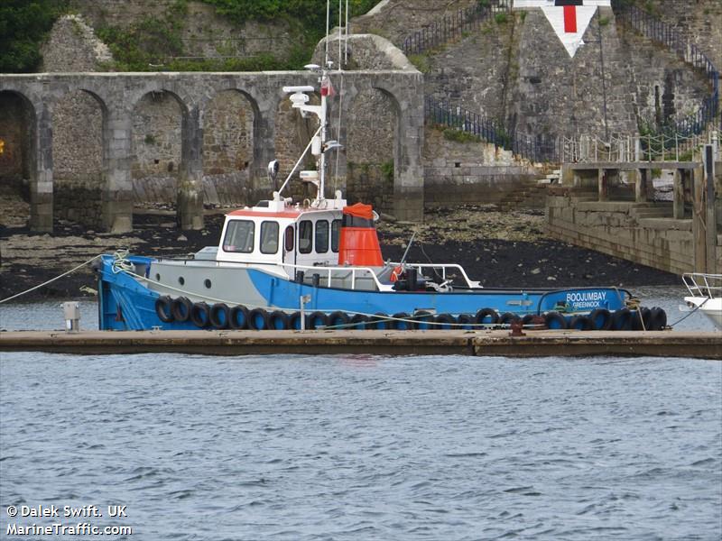 tms. boojum bay. (Tug) - IMO , MMSI 235106726 under the flag of United Kingdom (UK)