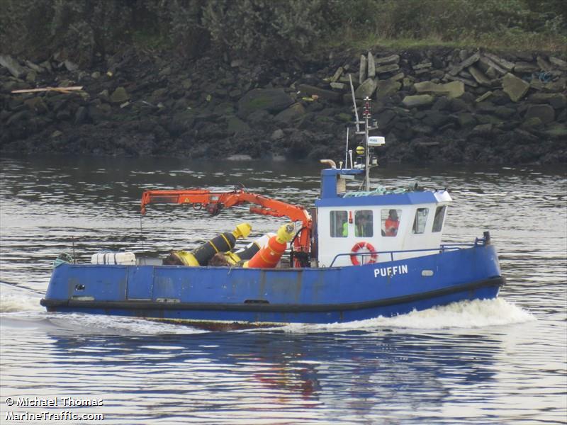 puffin (Diving ops) - IMO , MMSI 250104550, Call Sign EI4904 under the flag of Ireland